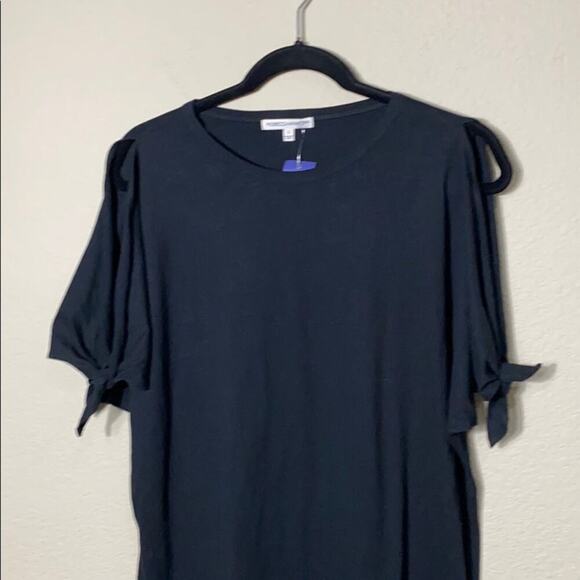 Rebecca Minkoff Syringa Knotted Tee Shirt Dress - Picture 2 of 8